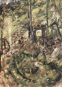 Lovis Corinth Walchensee, Springbrunnen oil painting on canvas
